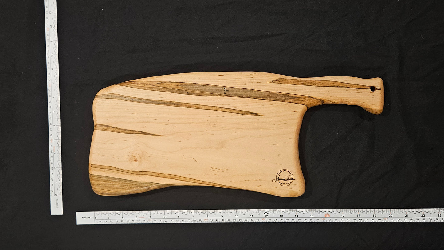 Handcrafted Charcuterie Board (Soft Maple) #0112