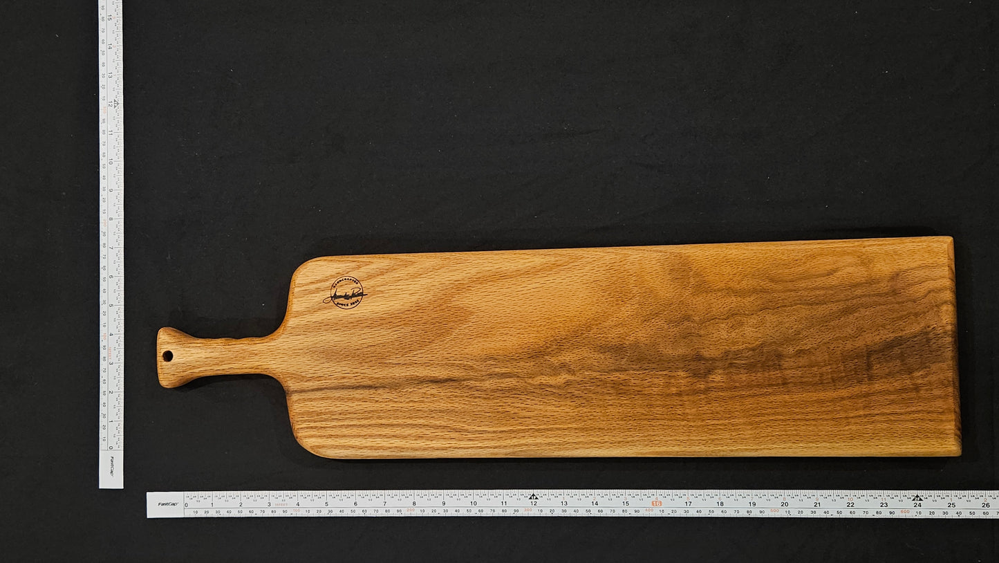 Handcrafted Charcuterie Board (Red Oak) #0119