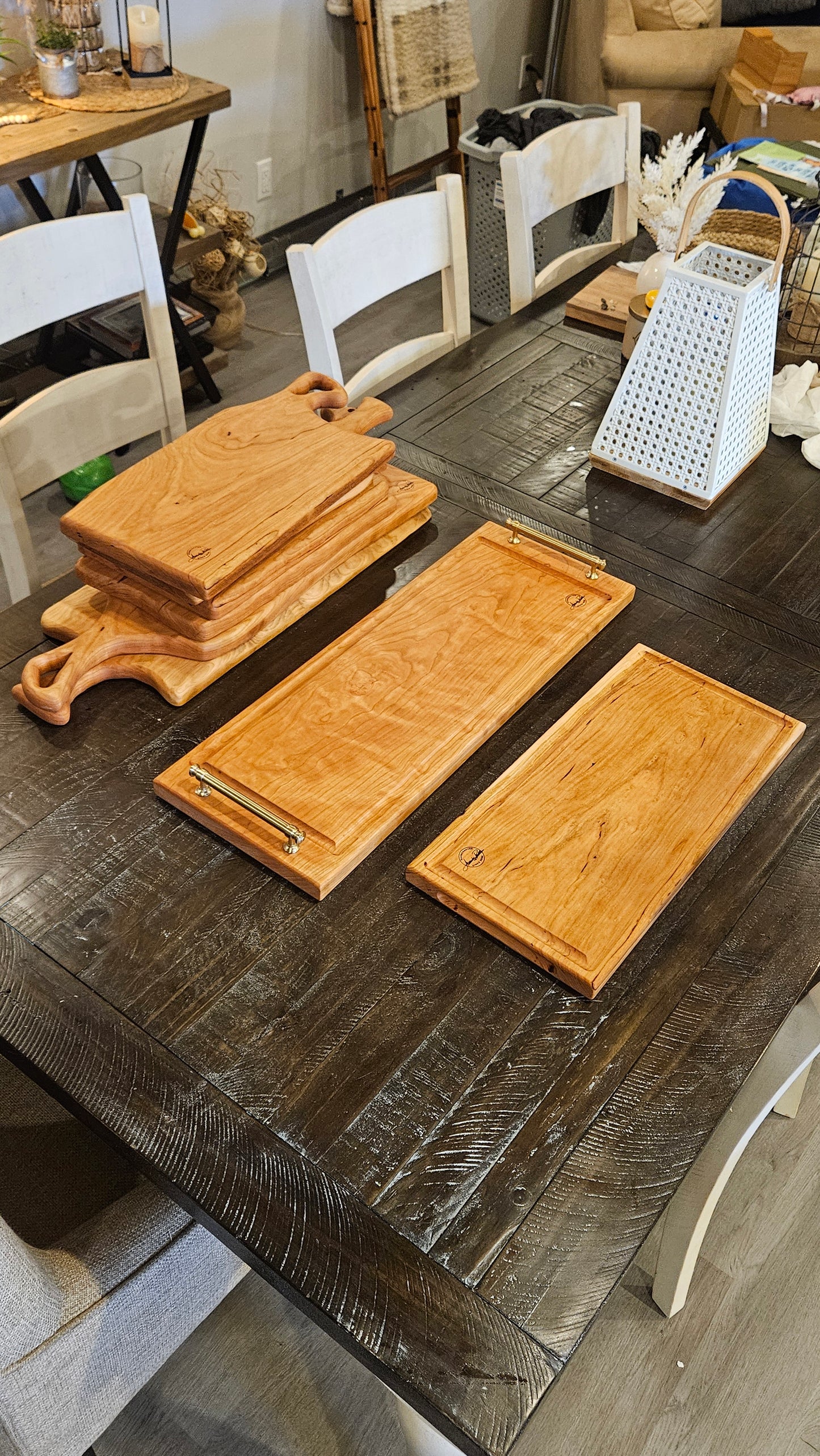 Custom Handcrafted Charcuterie Board (Cherry)