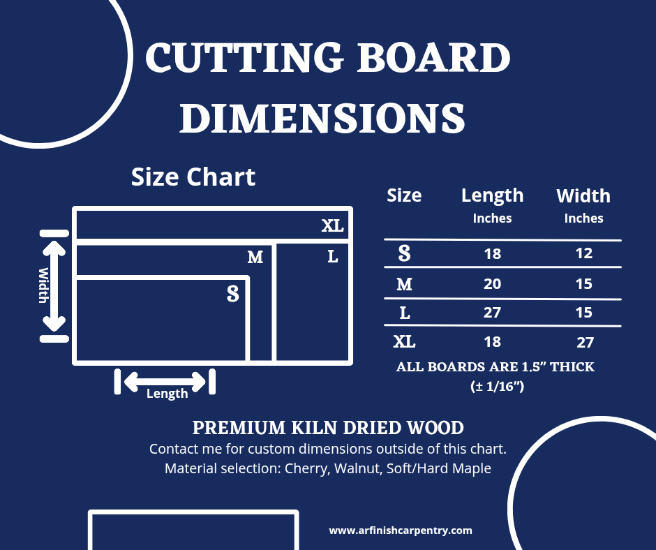 Custom Handcrafted Cutting Board