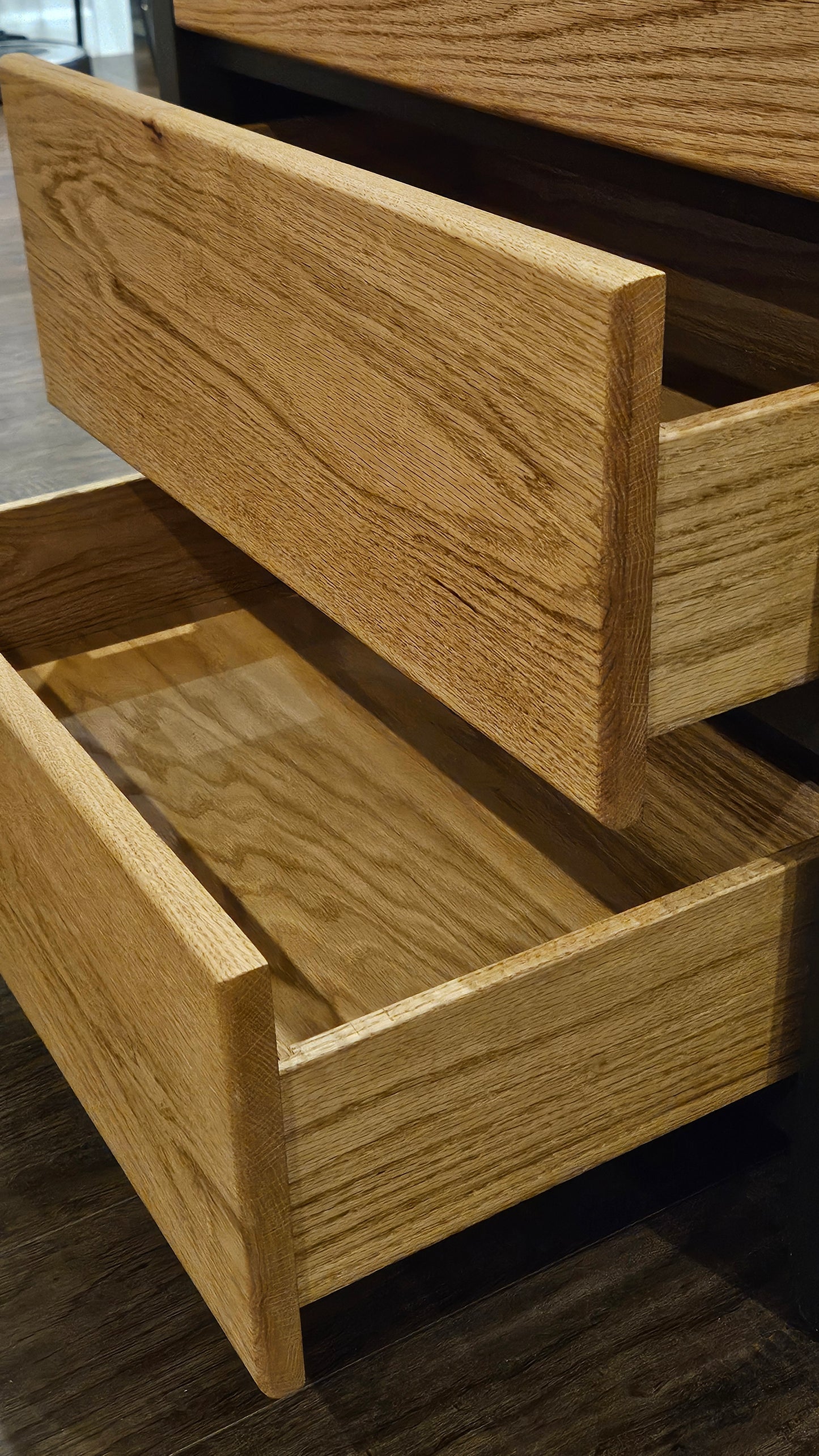 3 Chest Red Oak Dresser