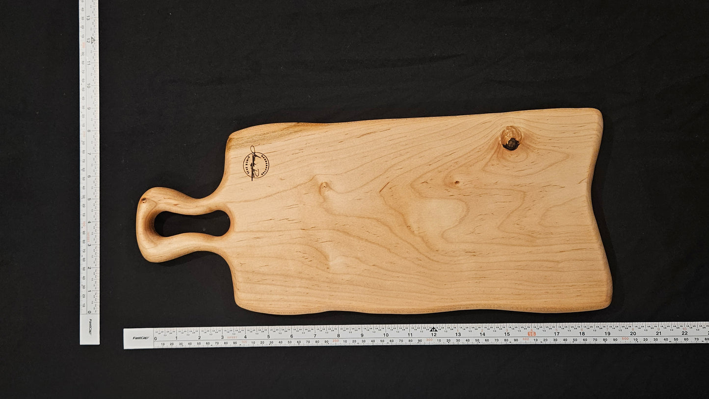 Handcrafted Charcuterie Board (Soft Maple) #0108