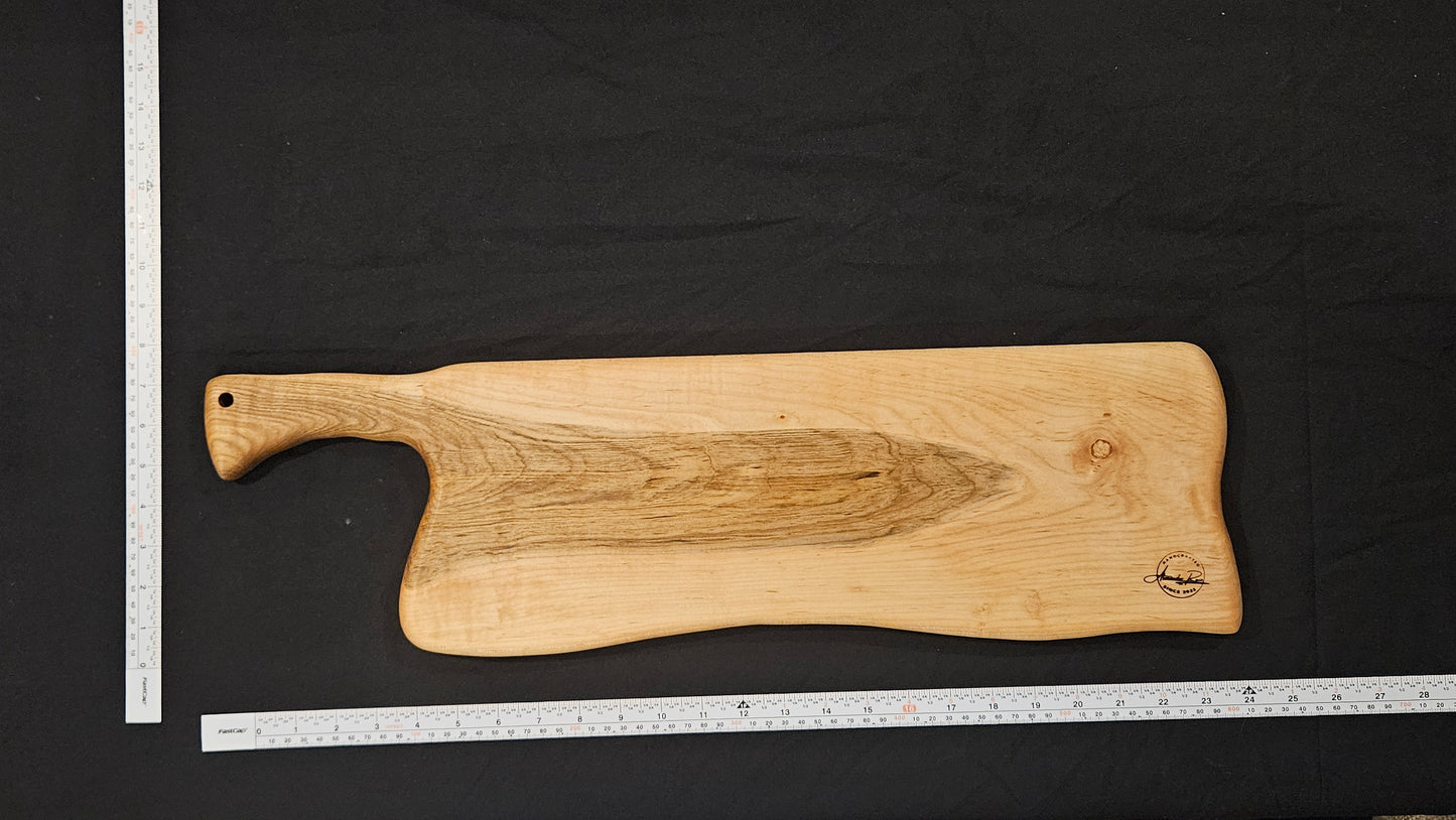 Handcrafted Charcuterie Board (Soft Maple) #0116