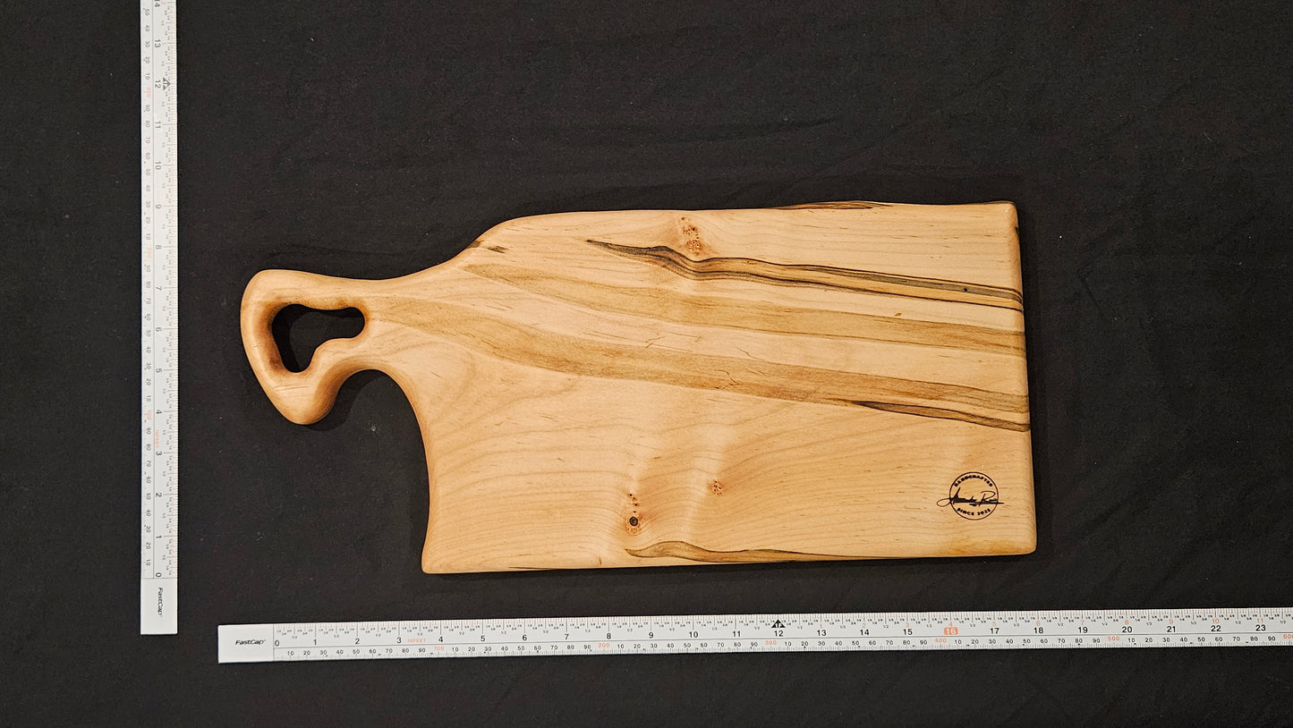 Handcrafted Charcuterie Board (Soft Maple) #0110