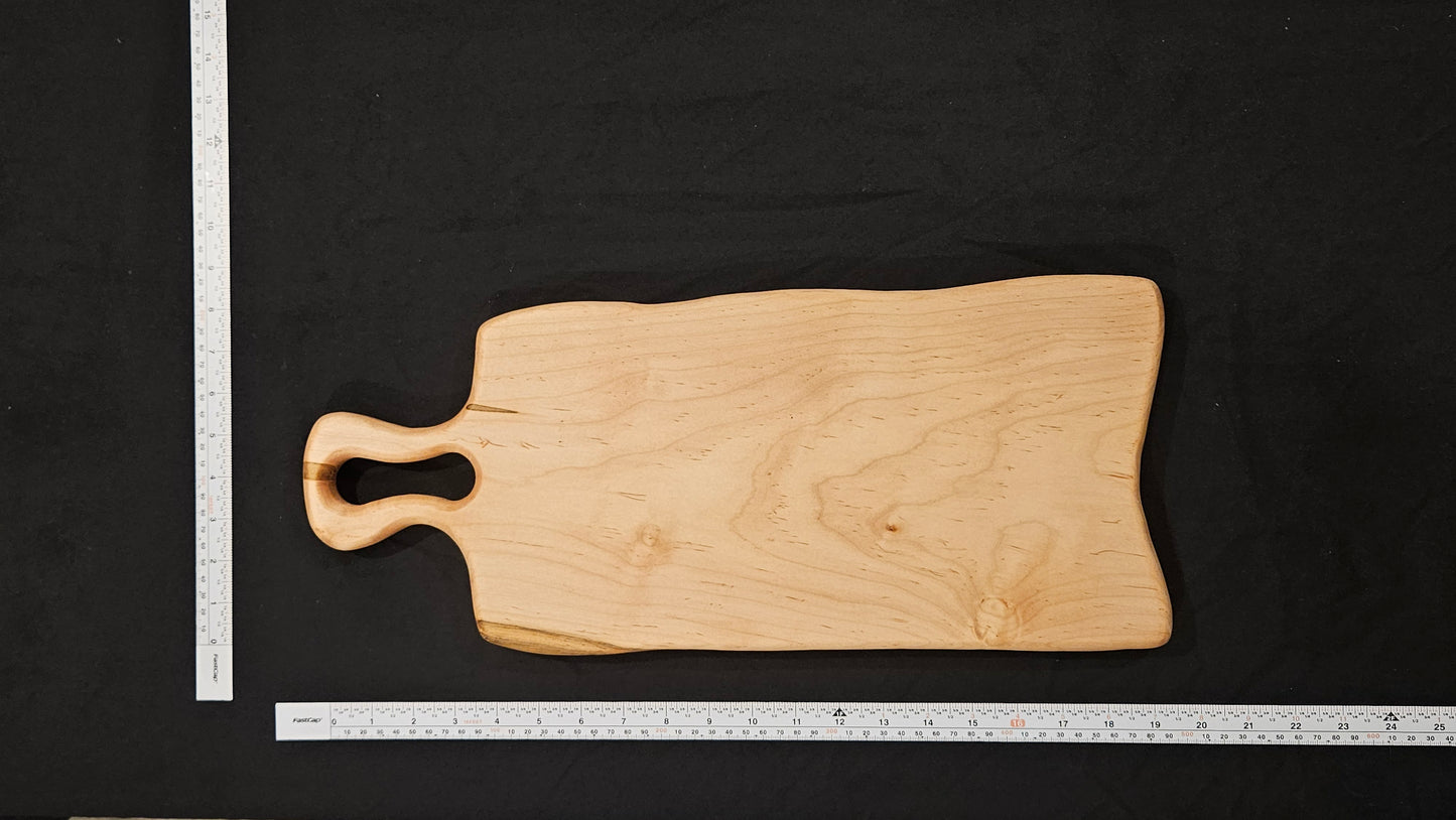Handcrafted Charcuterie Board (Soft Maple) #0108