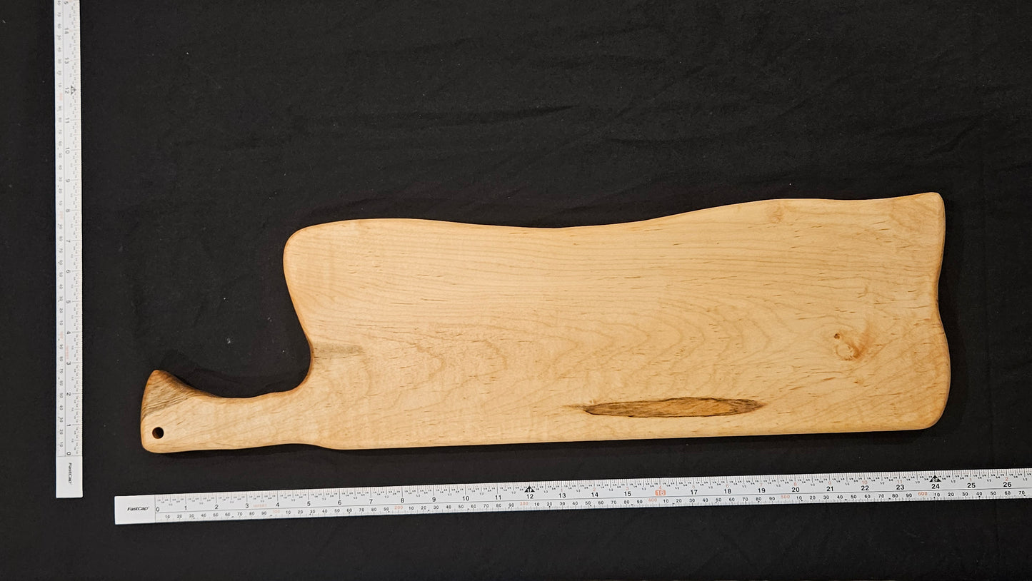 Handcrafted Charcuterie Board (Soft Maple) #0116
