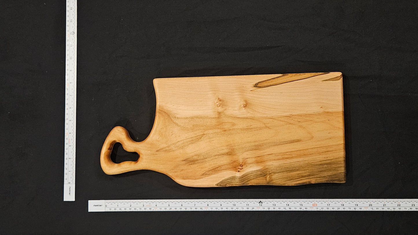 Handcrafted Charcuterie Board (Soft Maple) #0110