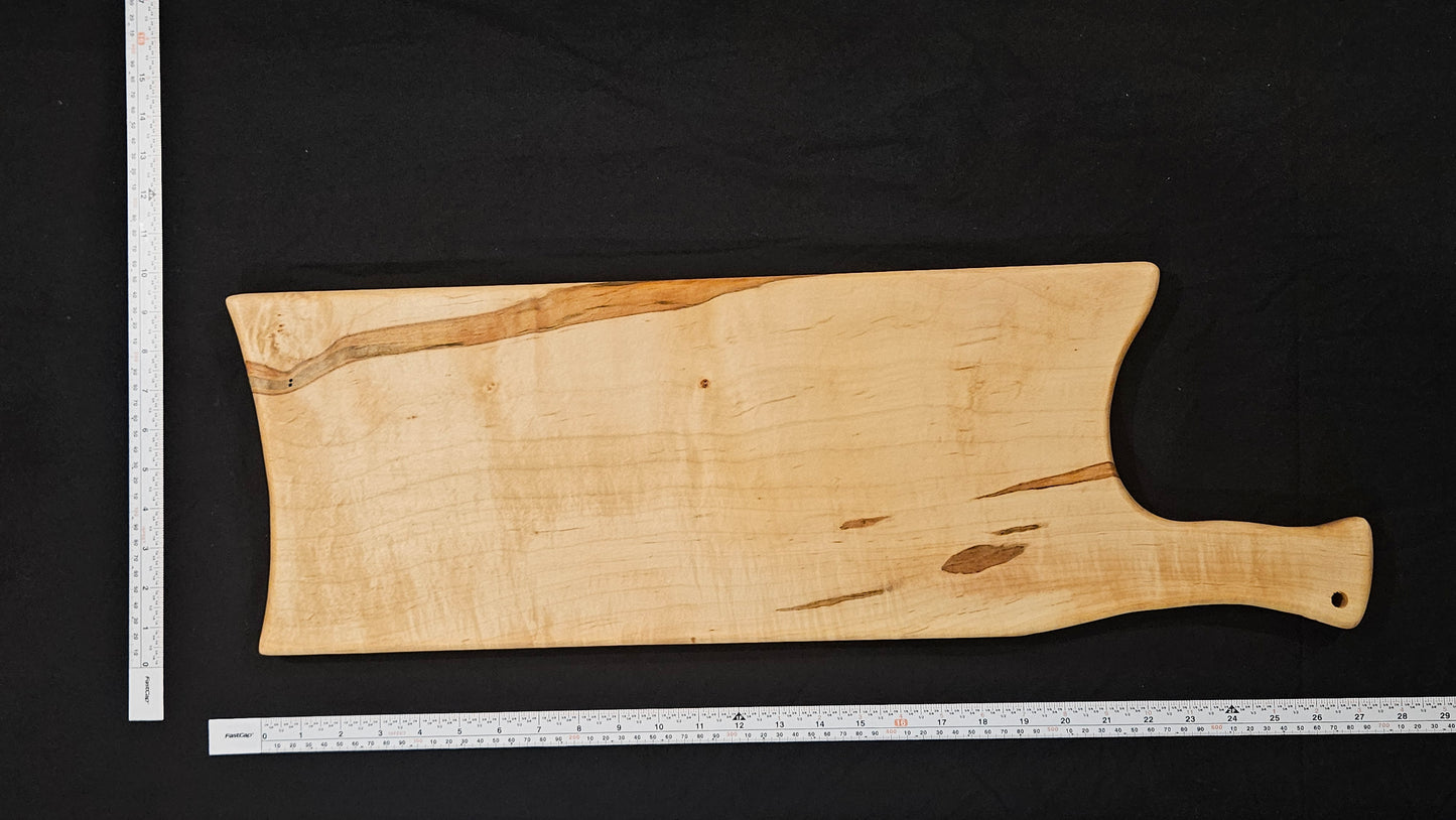 Handcrafted Charcuterie Board (Soft Maple) #0114