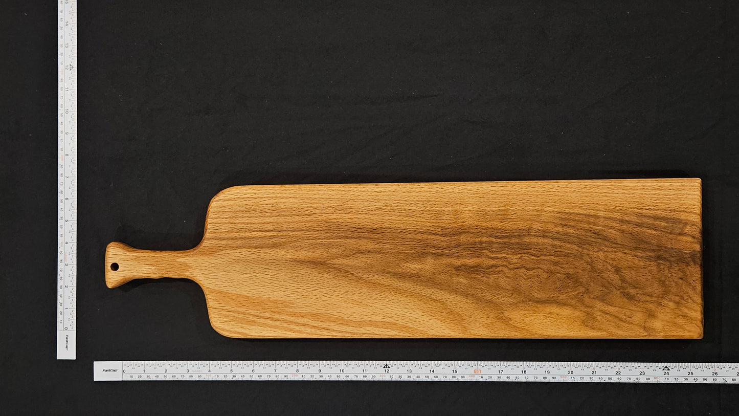 Handcrafted Charcuterie Board (Red Oak) #0119